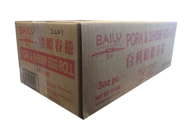 3oz Eggroll – Pork/Shrimp 96pcs SOHO