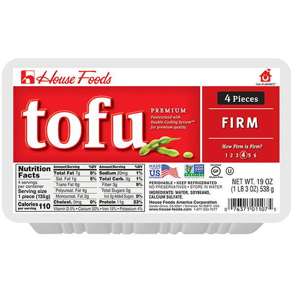 Firm Tofu Japanese 12x19oz.
