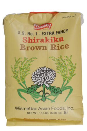 Extra Fancy Shirakiku Brown Rice 15#
