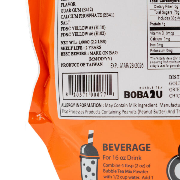 Smoothie Powder – 35oz/bag (Mango)