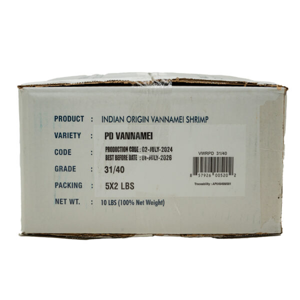 Shrimp – 31/40 P&D (Bayfresh) 10#